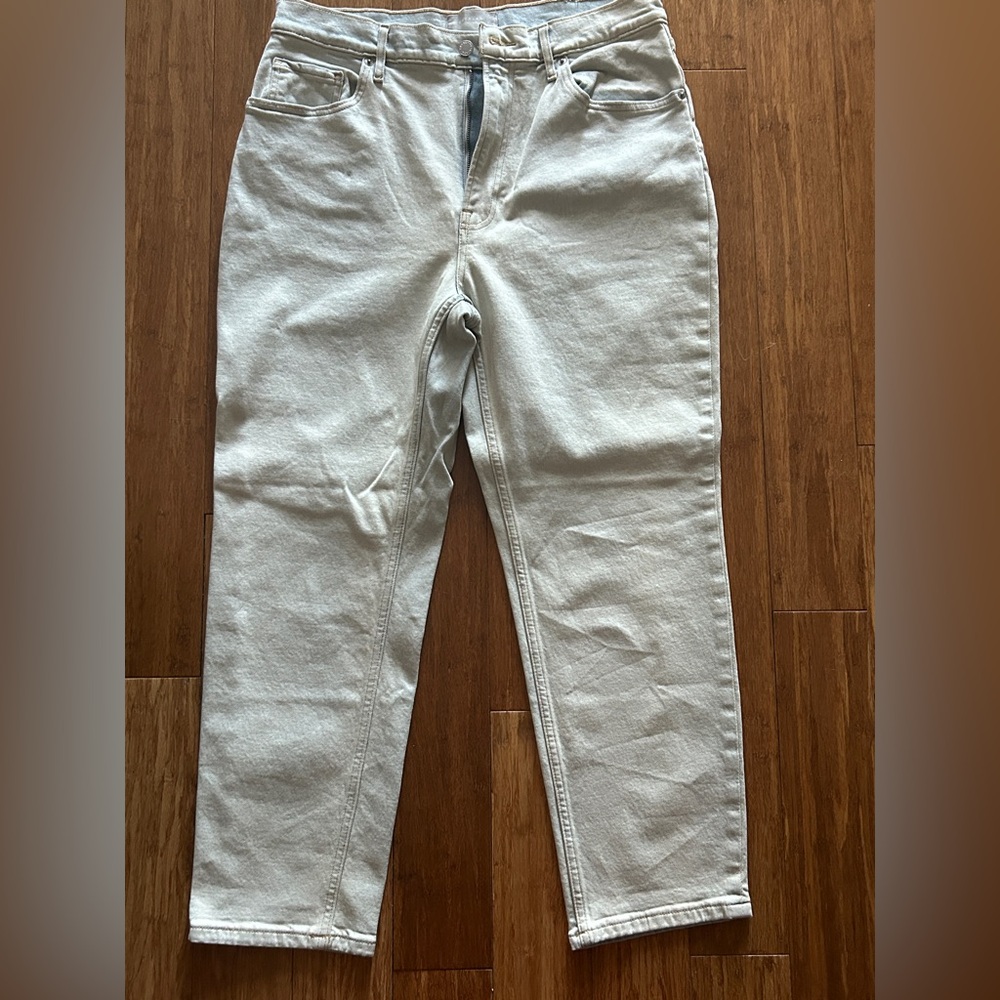 Everlane Light Blue High Rise Cropped Jeans 31